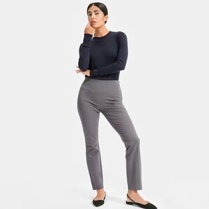 Everlane | The Side-Zip Stretch Cotton Pants,‎ size 8 Gray